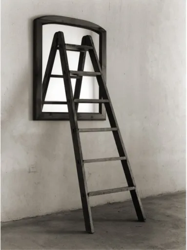 Fig.	  13.	  Madoz.	  Escalera-­‐Espejo.	  1990 	  