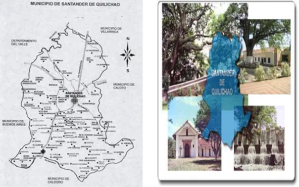 Ilustración 1.Municipio de Santander de Quilichao 