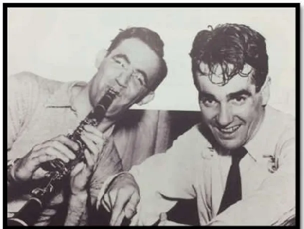 Figura 3: Benny Goodman y Gene Krupa.  Fuente: Jazz (Fordham, 1994, p.27) 