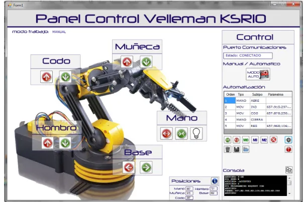 Figura 46: Selector puerto COM   