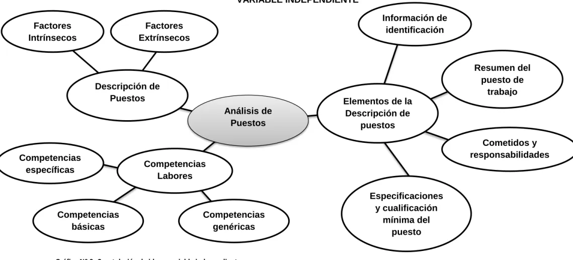 Gráfico Nº 3: Constelación de ideas, variable independiente  Elaborado por: Andrade Damián 