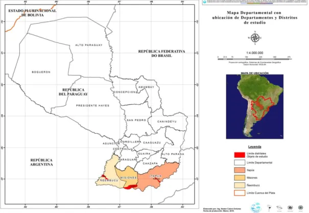 Fig. 1 Área de aplicación del proyecto 