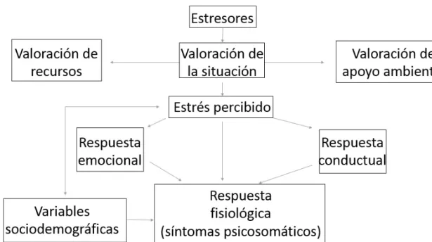 Figura  8.  Tipos  de  valoraciones  moderadoras  de  la  respuesta  de  estrés.  (González-Ramírez  &amp; Landero, 2007)