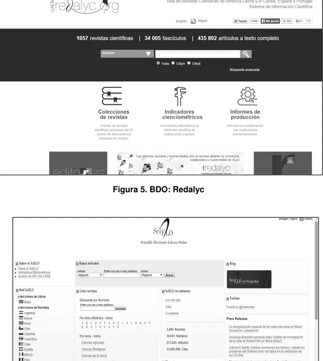 Figura 5. BDO: Redalyc