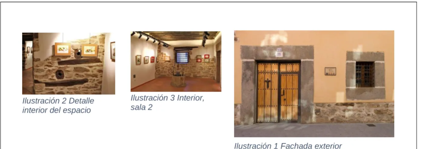 Ilustración 2 Detalle  interior del espacio