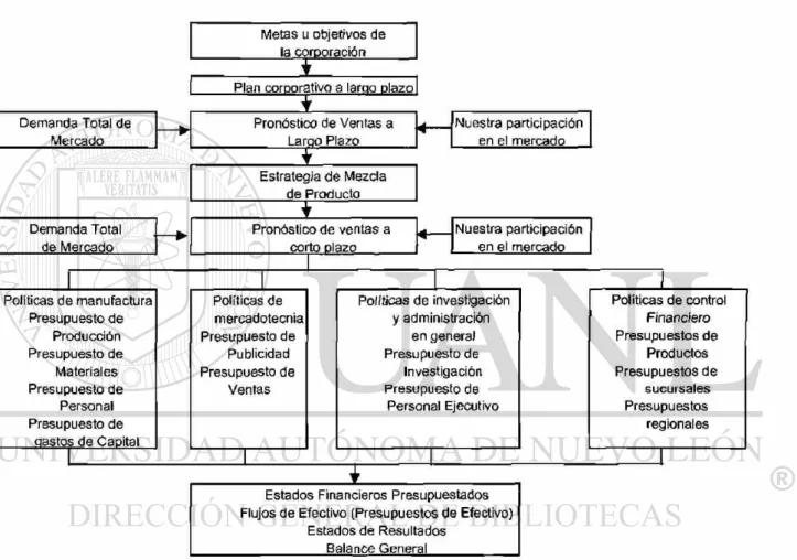 Figura 4.2 Panorama General del proceso de Planeación y Control Financiero 