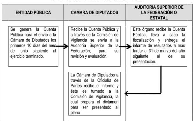 Cuadro 1: Proceso de Fiscalización 
