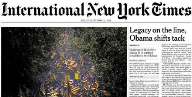Figura 11: 4.11. La V Catalana en el International New York Times. Fuente:  http://pbs.twimg.com/media/BxUYfrfIQAAGsFc.jpg