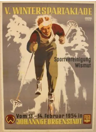 Ilustración 9: Cartel que anunciaba una competición de esquí   Fuente: Google Imágenes 