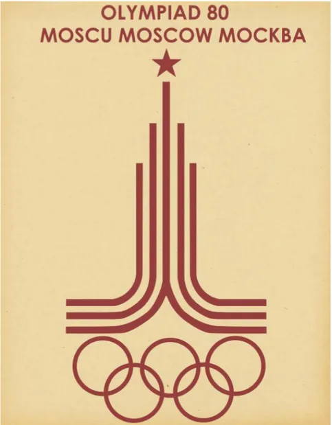 Ilustración 11: Cartel Moscú 1980 Fuente: Museo Olímpico   1.  Moscú 1980 