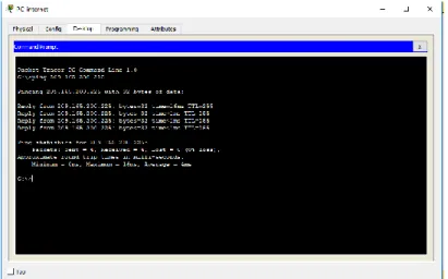 Figura 8 Ping PC Internet 
