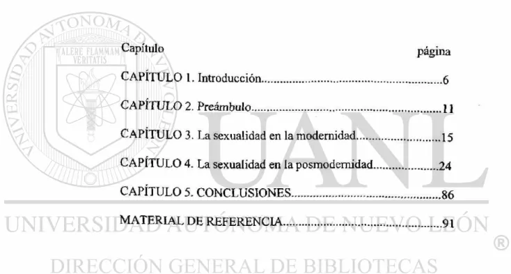 TABLA DE CONTENIDO 