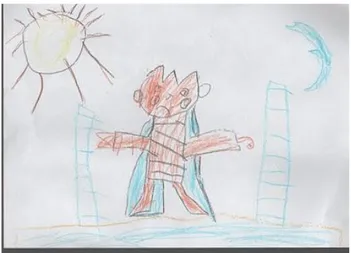 Figura 1: Autorretrato niño de 6 años 