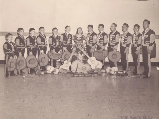 Figura 4 . Mariachi de la Ciudad de los Niños de Monterrey en Tucson, Arizona, cerca de          