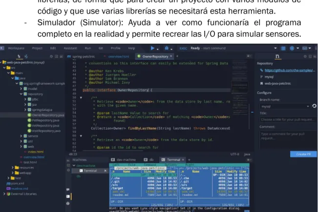 Figura 7:Ventana común del IDE Eclipse 