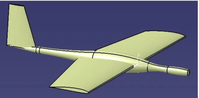 Figure 14: Detail of the surfaces that were removed from the fuselage. 