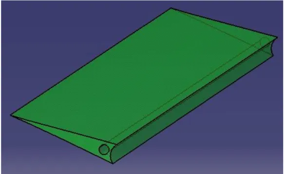 Figure 31: Initial curve and final result for the horizontal stabilizers. 