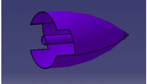 Figure 41 : View of the propeller from behind.   