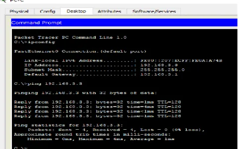 Figure 2 Verificación de conectividad 