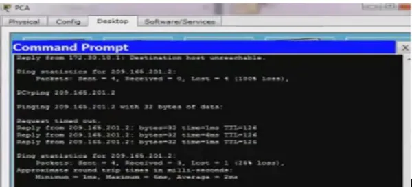 Figure 44 Ping Pc-A a Pc-C 