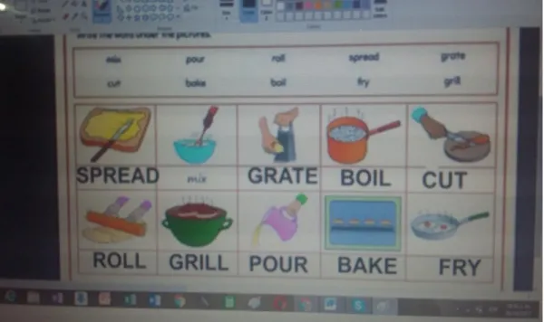 Figure 14. Identifying and writing objects names test. Source: Author. 