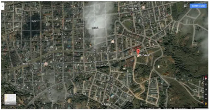 Figura 20.  Ubicación geográfica del edificio. Tomado de google Maps 