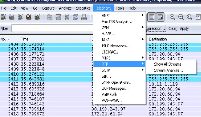 Figura 4. Pantallazo de wireshark 