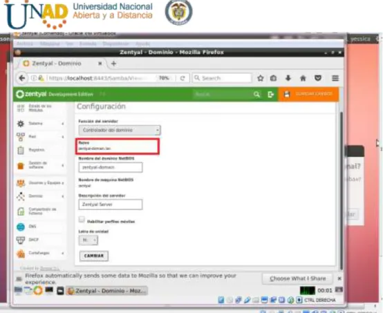 Figura 4. Configuración de LDAP. 