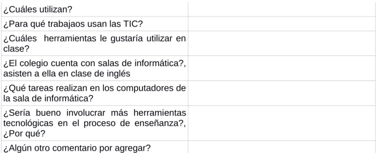 Table 3: Consolidar observación 