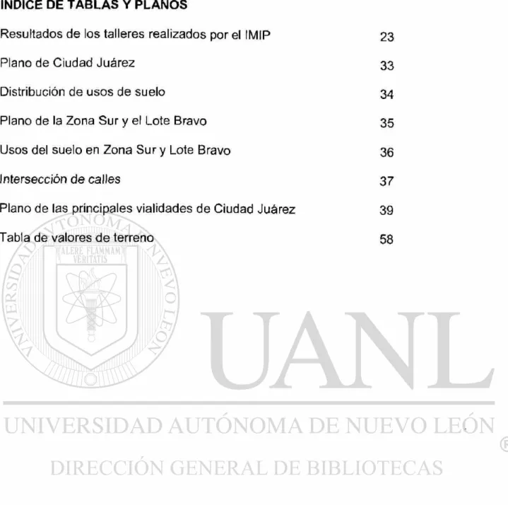 Tabla de valores de terreno 58 