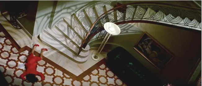 Fig. 4: Lena, tras caer por las escaleras. 