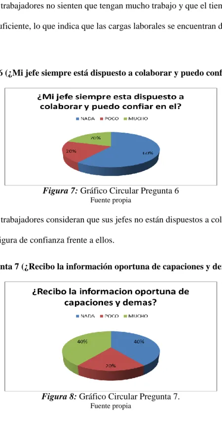Figura 7: Gráfico Circular Pregunta 6 