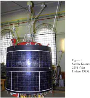 Figura 1. Satélite Kosmos 2251 (Van Hoften 1985).