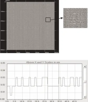 Fig. 8. Mediciones del tamaño de la capa de los nanotubos.