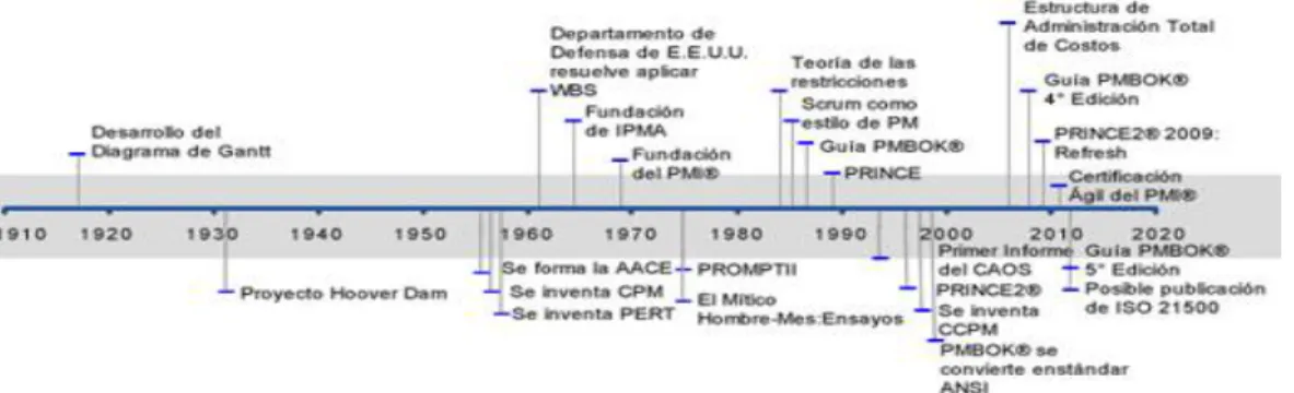 Ilustración N0.12 Evolución Histórica de los proyectos 