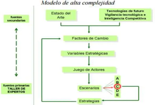 Figura 1.  Modelo de alta complejidad (Mojica, 2010) 
