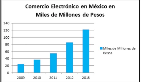 Figura 7. Comercio Electrónico en México. 