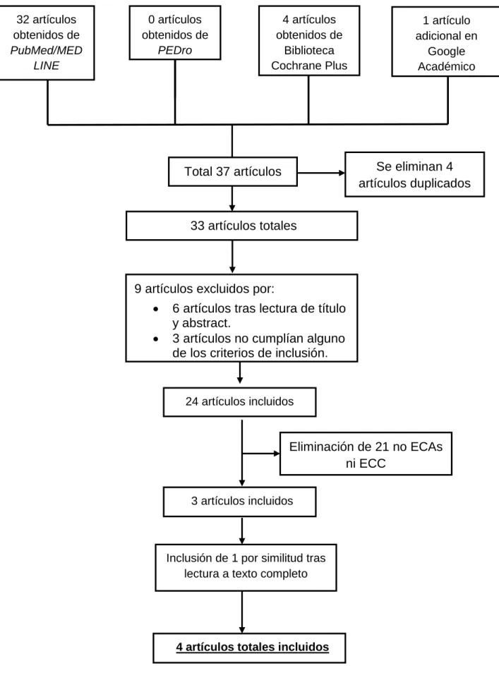 Figura 2. Diagrama de flujo de la búsqueda 