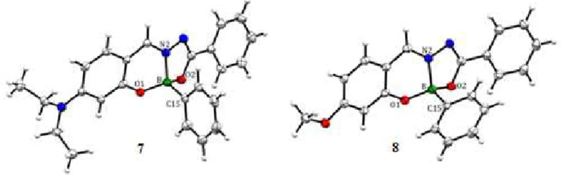 Figure  7.  X-ray  molecular  structures  of 