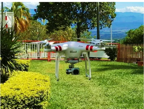 Figura 6. Drone en elevación – finca hotel la cascada 
