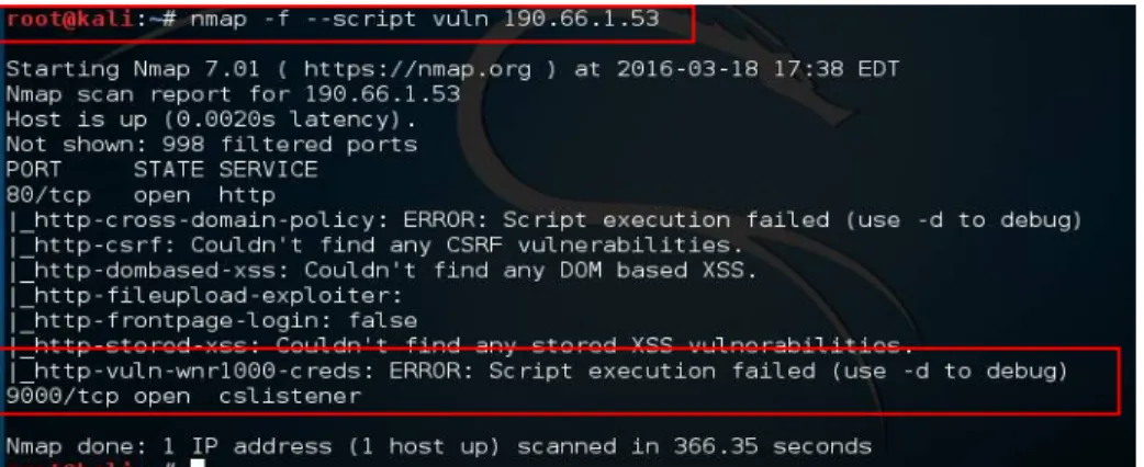 Figura 17. Vulnerabilidades de Proxy Académico  