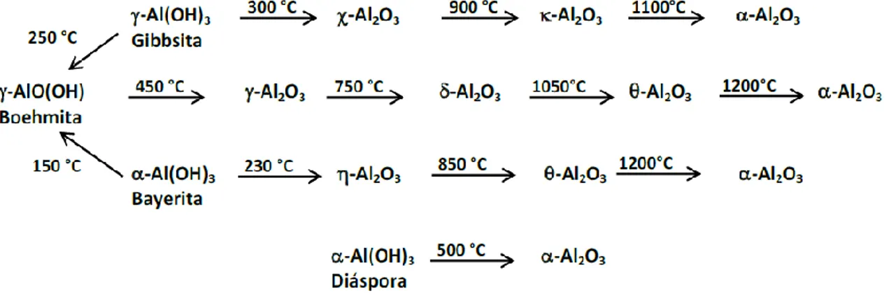 Figura 9. Estructura cúbica centrada en las caras de la gamma alúmina 