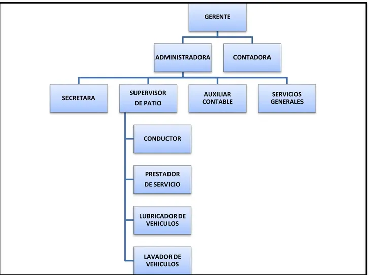 Figura 1. Organigrama Estación De Servicio Ismat Casanare* 