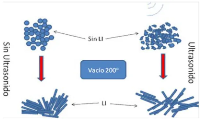 Fig. 3. Morfologías de Sb