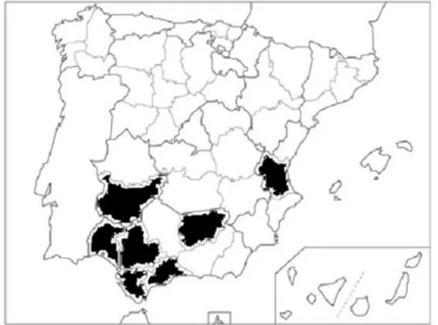 Figura 3: Provincias de mayor mención de rebeca 