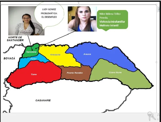 Mapa situacional municipio de Saravena-Arauca 