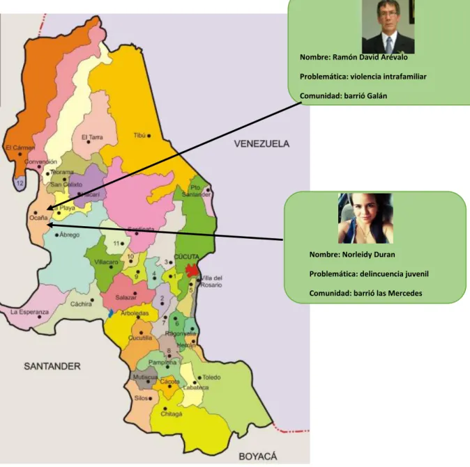 MAPA NORTE DE SANTANDER  