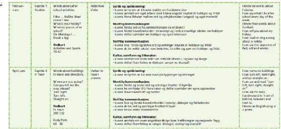 Figure  10. QUEST 3 årsplan 