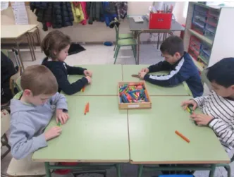 Figura 3: Manipulación de regletas 