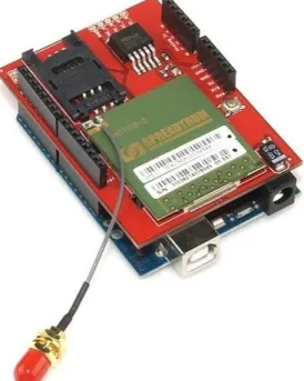 Figura 5.  Shield GPRS para Arduino. 